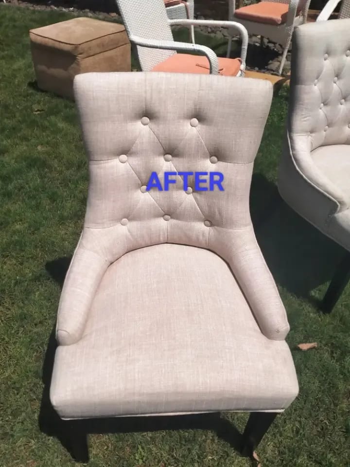 Dining chair care after cleaning